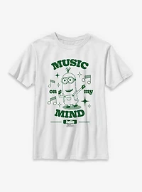 Minions Music On My Mind Bello Youth T-Shirt