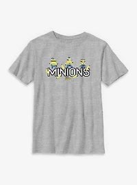 Minions 8Bit Bananas Craze Youth T-Shirt