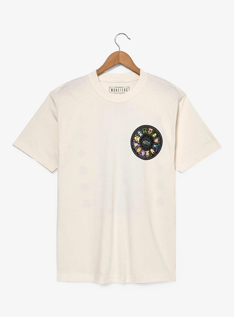 Universal Monsters Dark Zodiac Coffin Icons T-Shirt - BoxLunch Exclusive