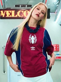 Marvel Spider-Man x Umbro Boxy Fit T-Shirt — BoxLunch Exclusive