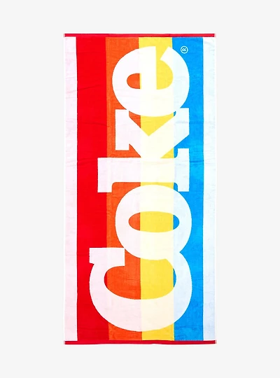 Coca-Cola Colors Beach Towel