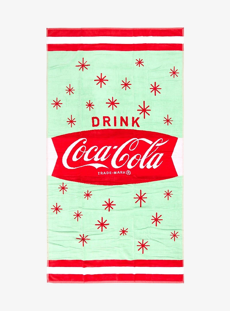 Coca-Cola Stars Retro Beach Towel