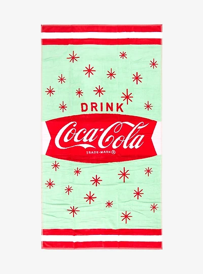 Coca-Cola Stars Retro Beach Towel