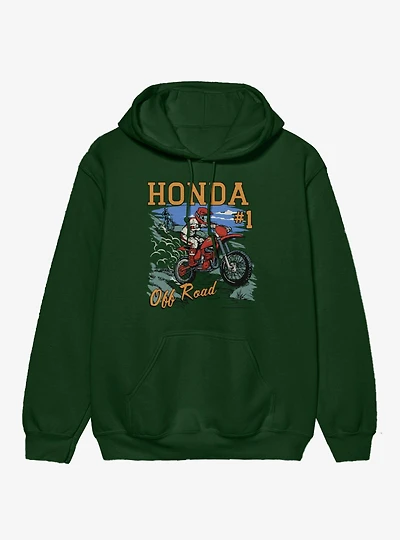 Honda Dirt Biking Number 1 Off Road Hoodie