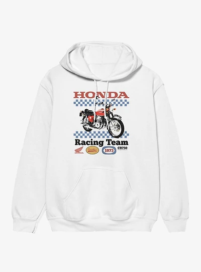 Honda Racing Team CB750 1973 Motorcycle Hoodie
