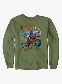 Honda Dirt Biking Number 1 Off Road Sweatshirt