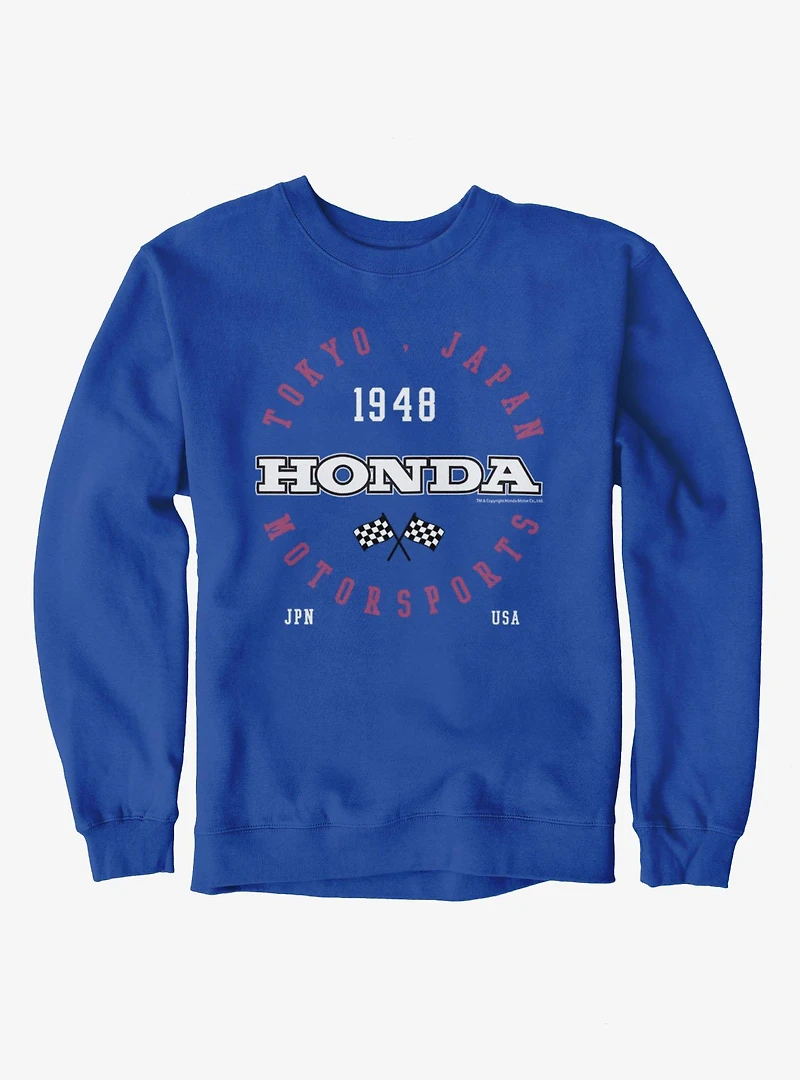 Honda Motorsports Tokyo Japan 1948 Sweatshirt