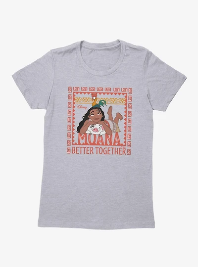 Disney Moana Better Together Frame Womens T-Shirt