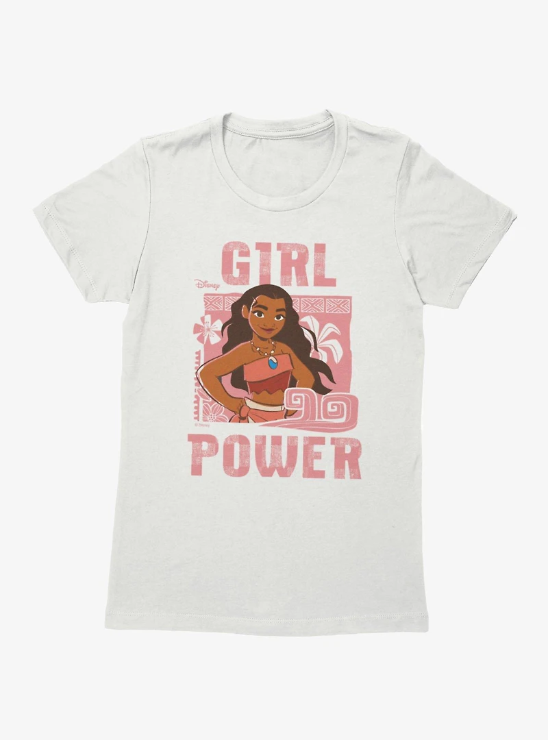 Disney Moana Girl Power Womens T-Shirt