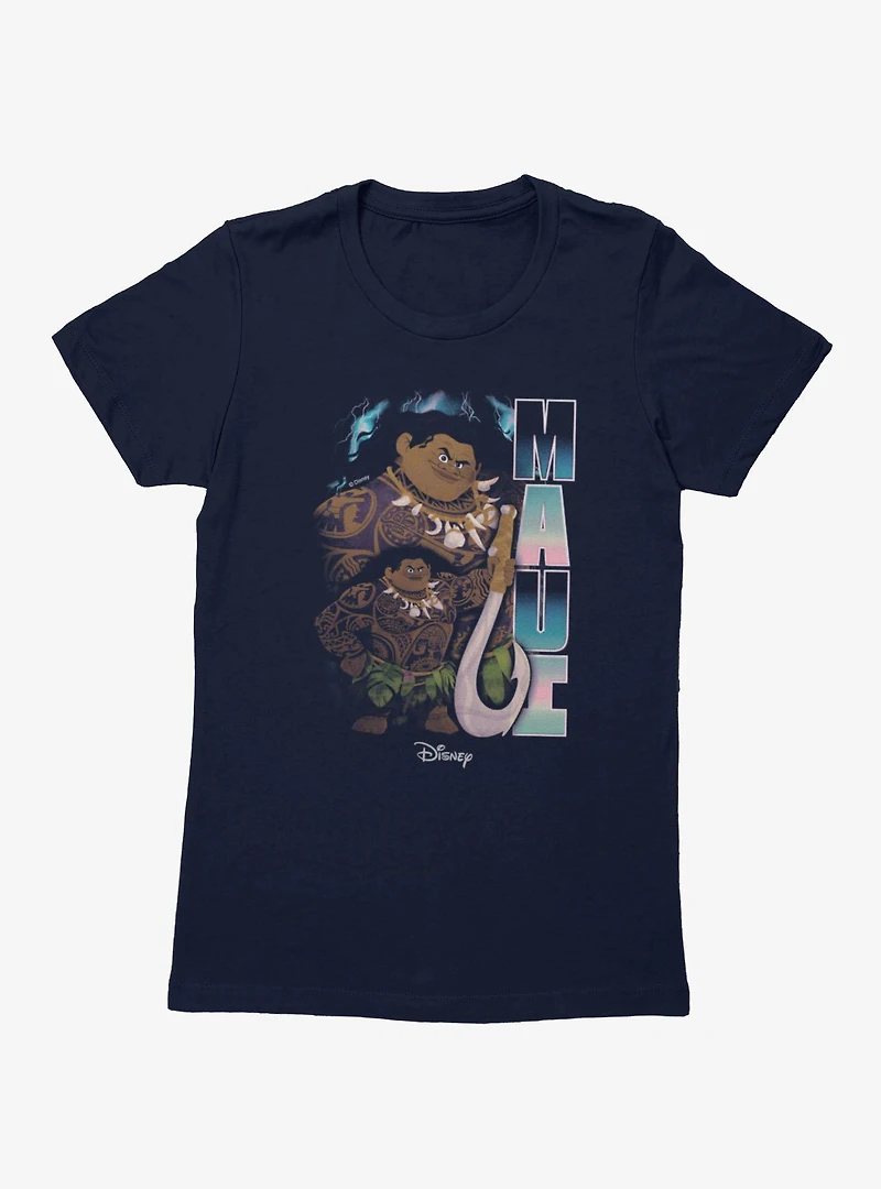 Disney Moana Maui Hook Pose Womens T-Shirt