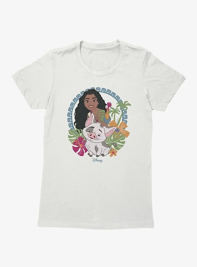 Disney Moana Hei & Pua Island Ring Womens T-Shirt