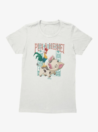 Disney Moana Pua & Hei Frame Womens T-Shirt