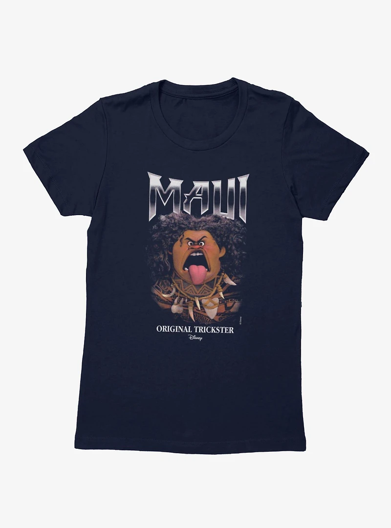 Disney Moana Original Trickster Maui Yell Womens T-Shirt