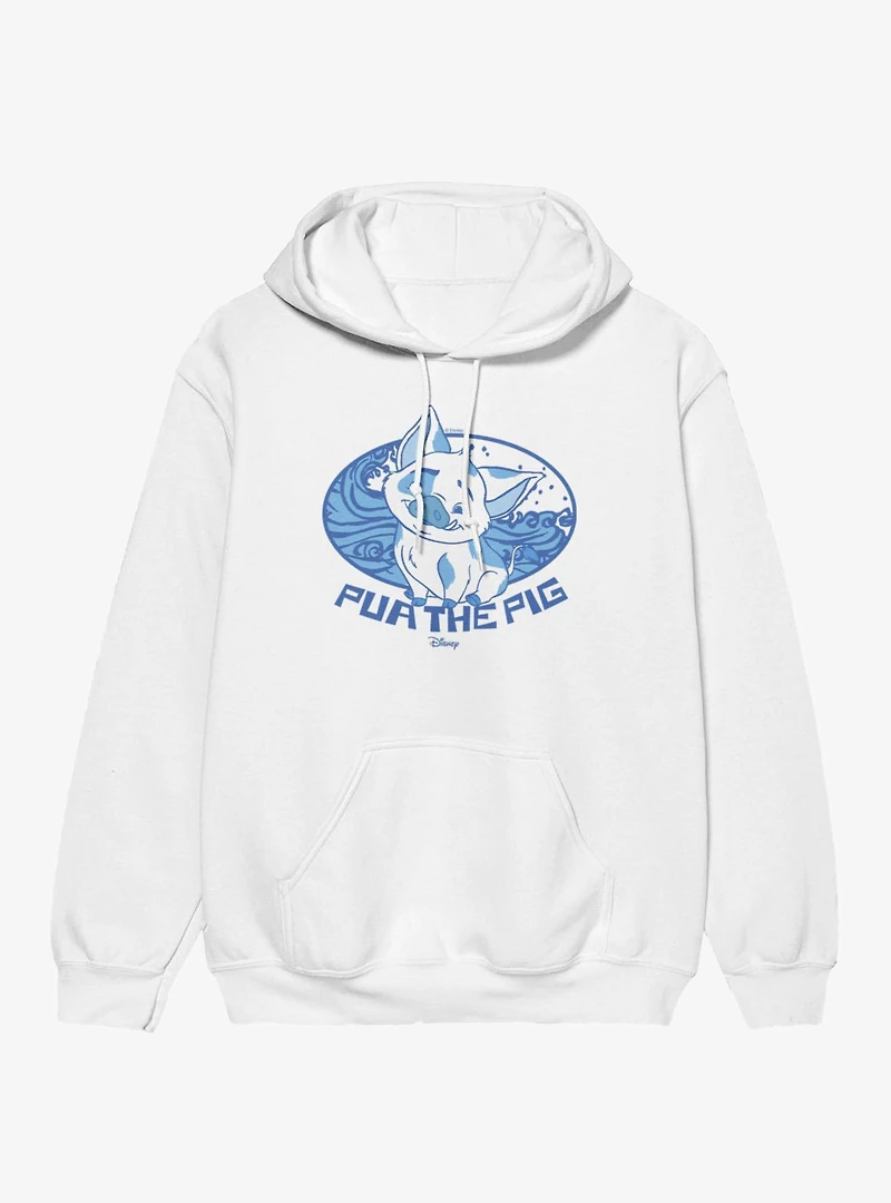 Disney Moana Pua The Pig Water Badge Hoodie