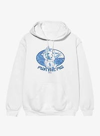Disney Moana Pua The Pig Water Badge Hoodie