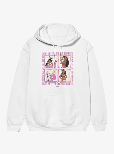Disney Moana Better Together Square Panels Hoodie