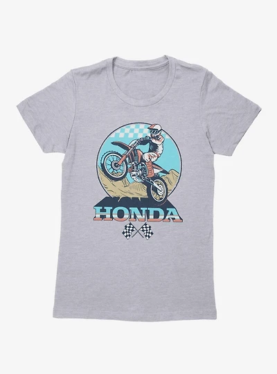 Honda Dirt Bike Racing Womens T-Shirt