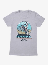 Honda Dirt Bike Racing Womens T-Shirt