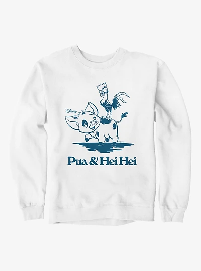Disney Moana Pua & Hei Play Ride Sweatshirt