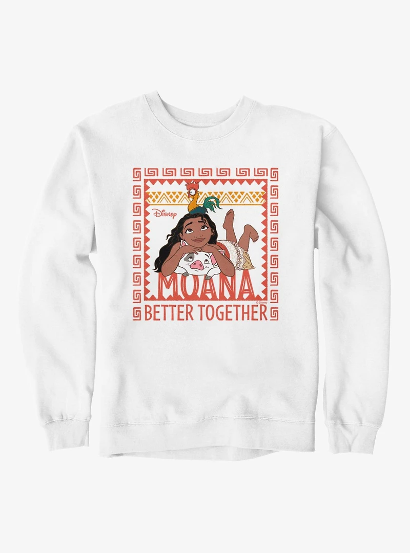 Disney Moana Better Together Frame Sweatshirt