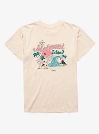 Disney Moana Matunui Island Hei & Pua Mineral Wash T-Shirt