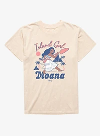 Disney Moana Island Girl Mineral Wash T-Shirt