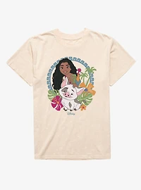 Disney Moana Hei & Pua Island Ring Mineral Wash T-Shirt
