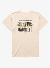 The Empyrean Fourth Wing Basgiath Survive Gauntlet Mineral Wash T-Shirt