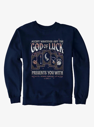 The Empyrean Fourth Wing God Of Luck Tarot Cards Sweatshirt