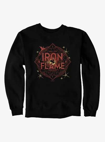 The Empyrean Fourth Wing Iron Flame Red Crest Sweatshirt