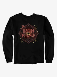 The Empyrean Fourth Wing Iron Flame Red Crest Sweatshirt