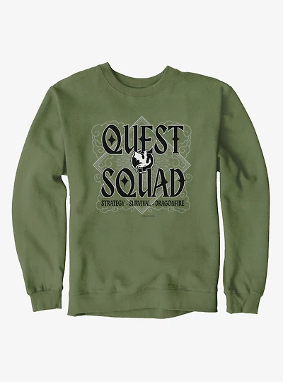 The Empyrean Fourth Wing Quest Squad Strategy Survival Sweatshirt