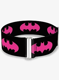 DC Comics Batman Signal Black Fuchsia Cinch Belt
