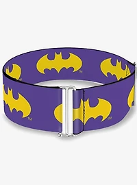 DC Comics Batman Signal Purple Yellow Cinch Belt