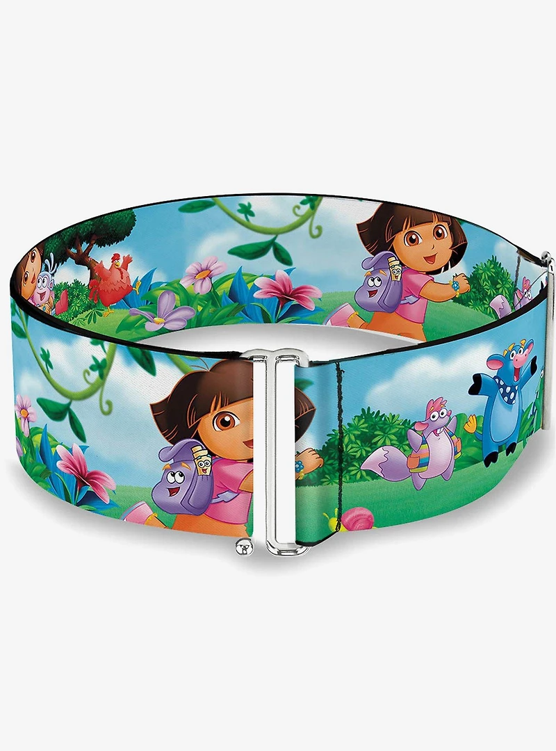 Dora The Explorer Running Animal Friends Outdoors Cinch Belt