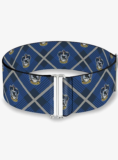 Harry Potter Ravenclaw Crest Plaid Cinch Belt