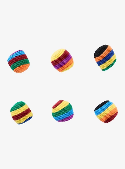 Colorful Knit Random Assorted Hacky Sack