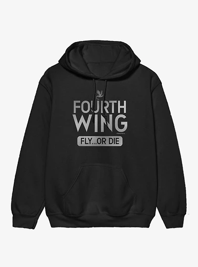 The Empyrean Fourth Wing Fly Or Die Stripes Hoodie