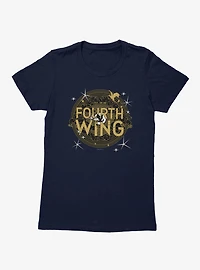 The Empyrean Fourth Wing Black Crest Womens T-Shirt