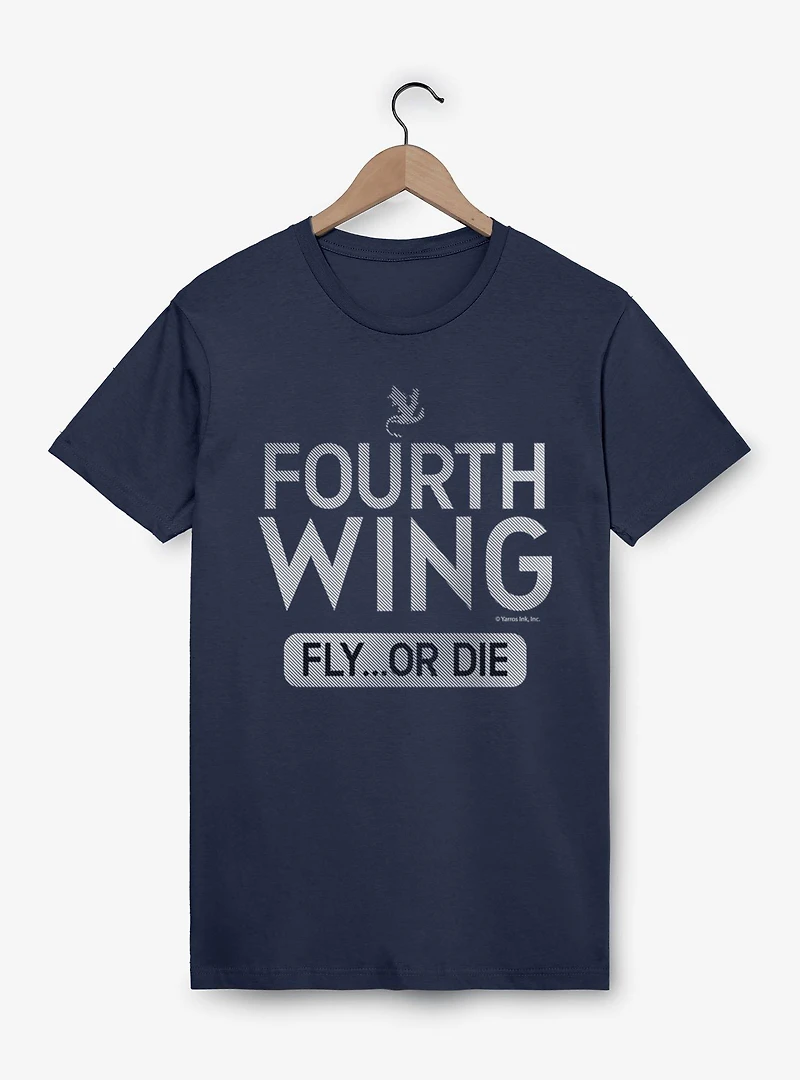 The Empyrean Fourth Wing Fly Or Die Stripes T-Shirt