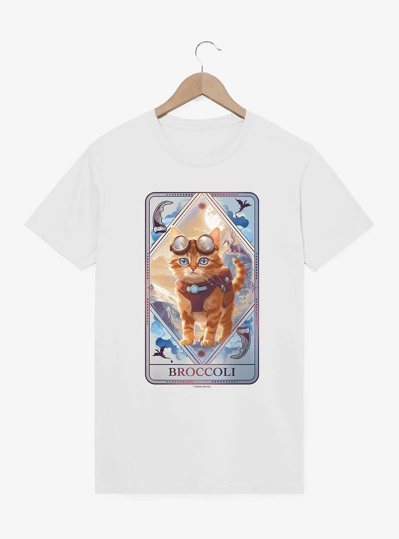 The Empyrean Fourth Wing Broccoli Tarot Card T-Shirt