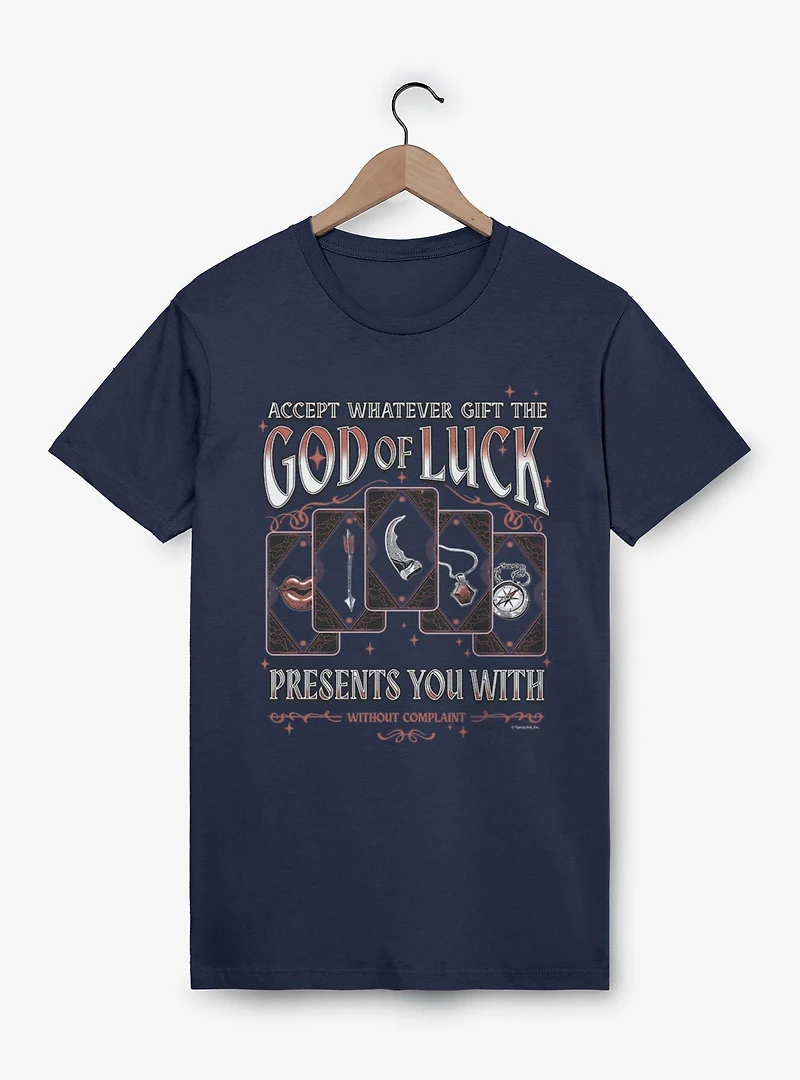 The Empyrean Fourth Wing God Of Luck Tarot Cards T-Shirt