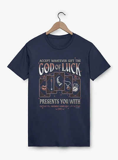 The Empyrean Fourth Wing God Of Luck Tarot Cards T-Shirt