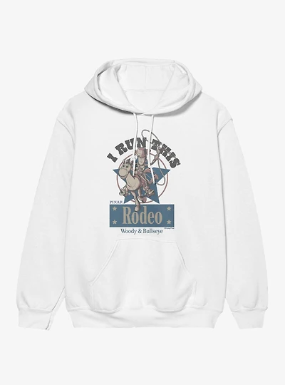 Disney Pixar Toy Story I Run This Rodeo Woody Bullseye Hoodie