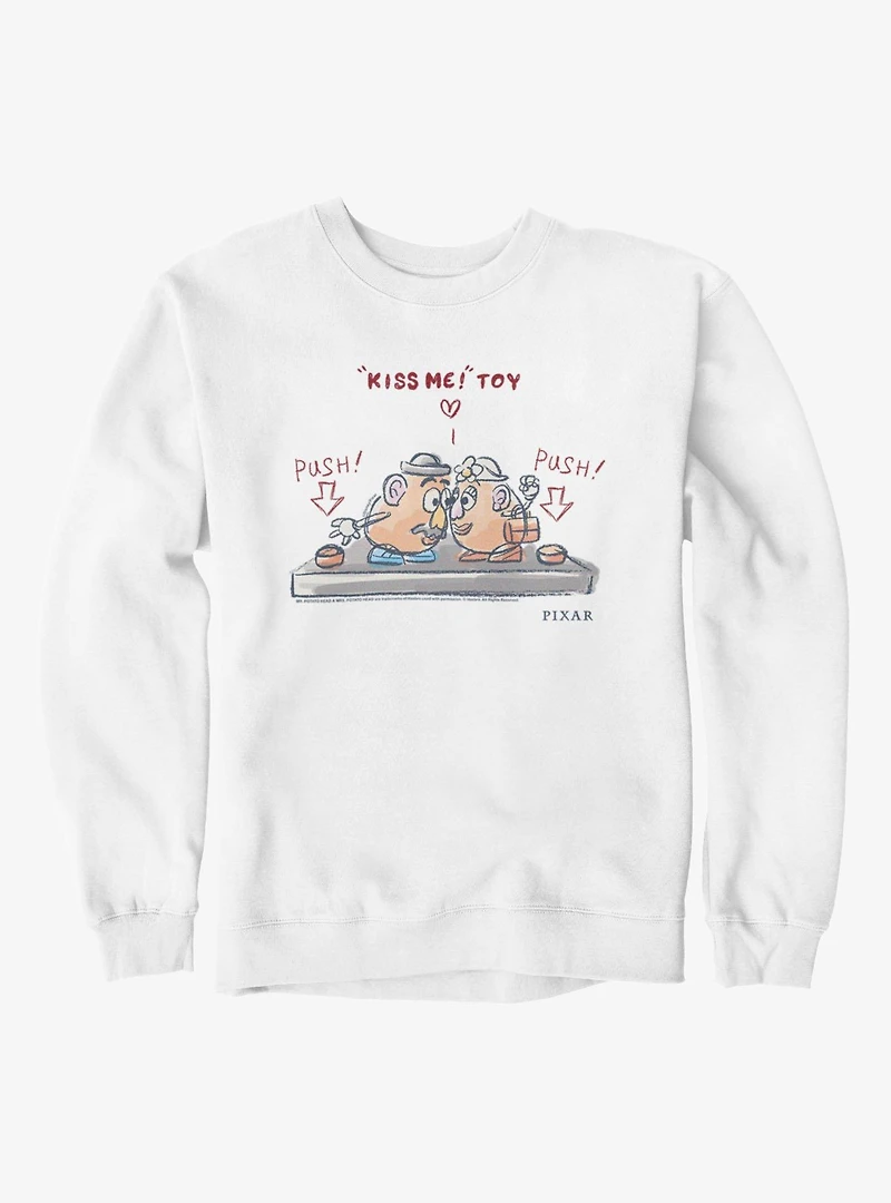 Disney Pixar Toy Story Kiss Me Mr Mrs Potato Sweatshirt