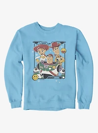 Disney Pixar Toy Story 5 Best Smile Emojis Buzz Woody Jessie Sweatshirt
