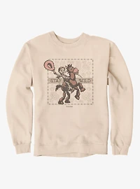 Disney Pixar Toy Story 5 Stay Wild Jessie And Bullseye Sweatshirt Box Lunch Exclusive