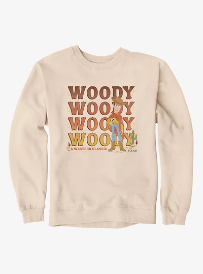 Disney Pixar Toy Story 5 Woody A Western Classic Sweatshirt