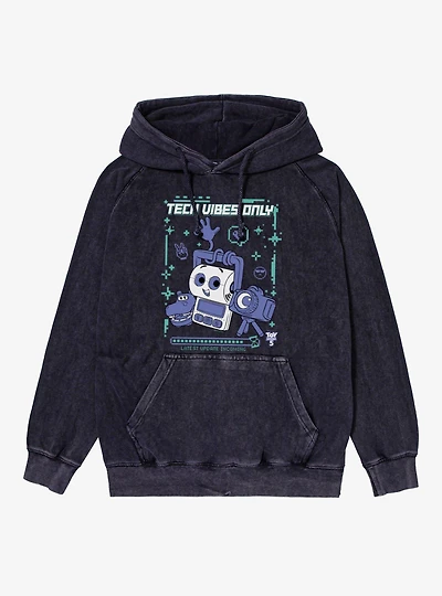 Disney Pixar Toy Story 5 Tech Vibes Only Group Vintage Mineral Washed Hoodie