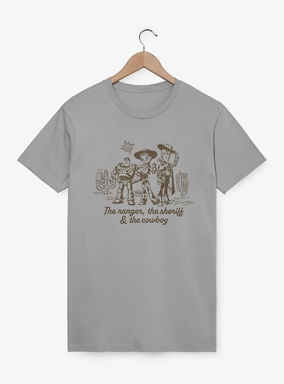 Disney Pixar Toy Story 5 The Ranger, Sherrif & Cowboy Buzz Jessie Woody T-Shirt